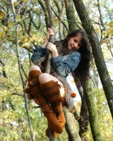 Outdoor Girls in Nature - 65-0065-autumn-girl